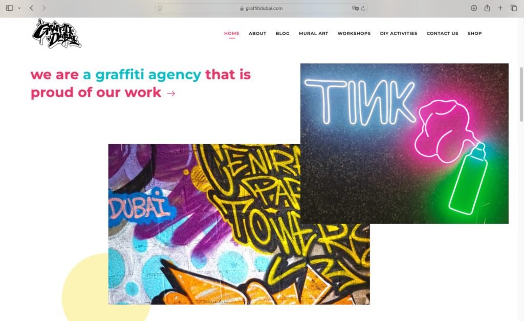Dubai’s ultimate graffiti art studio & shop