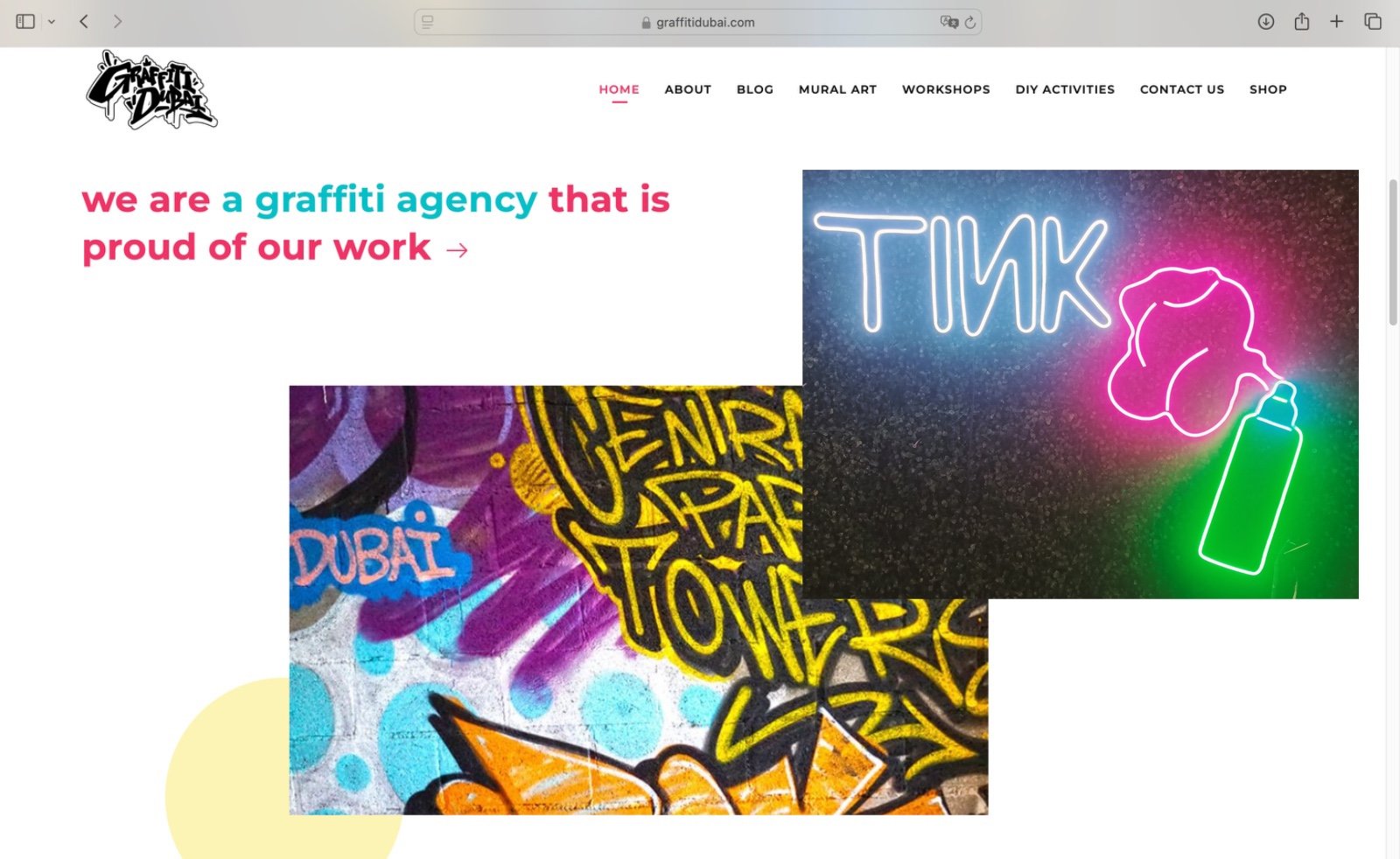 Dubai’s ultimate graffiti art studio & shop