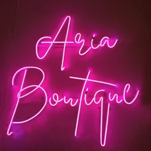 Aria Boutique - LED Neon Sign