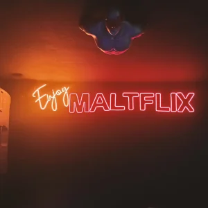 Enjoy Maltflix- LED Neon Sign