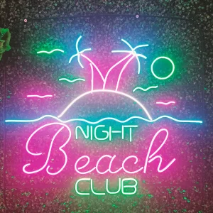Night Beach Club - LED Neon Sign