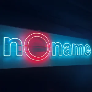 No Name- LED Neon Sign