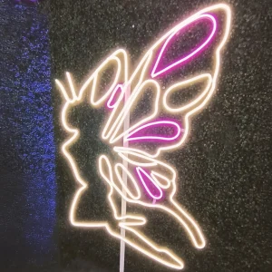 Butterfly Girl  - LED Neon Sign
